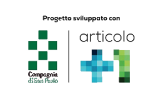 Logo Compagnia di San Paolo e Articolo +1